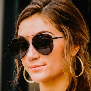 DIFF Aviator Sunglasses